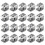 Glass Shelf Clip Solid Stainless Steel Brackets 3-8mm Panel 1