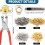 200pcs 12mm Iron Grommet Set Flared Design Comes with Punching 3