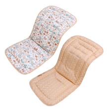 Universal Pram Liner Cotton DoubleSided 78x34cm For Toddler Infant Stroller Seat Pad Rabbit