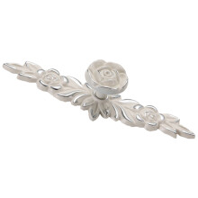Retro Furniture Hardware Rose Cabinet Knob Set Vintage Drawer Pulls Elegant European Style Decorative Knobs With Screws Durable Zinc Alloy Constructio