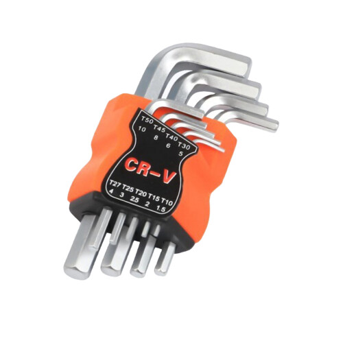 Industrial L Type Screwdriver Set 9Pcs Ergonomic L-Short A