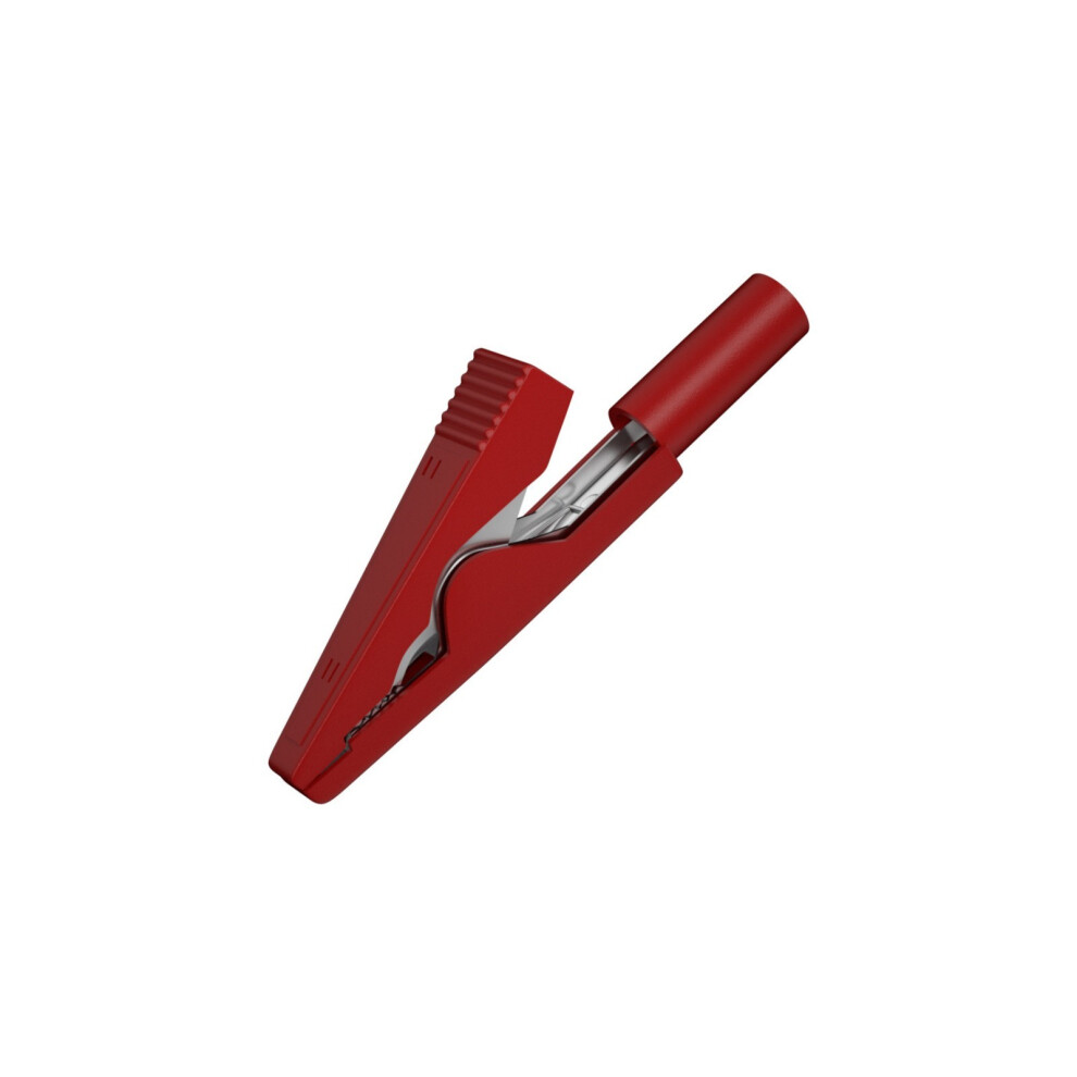 Copper 10A Electrical Clip Electric Alligator Clip For Lab-Red 7751000464295