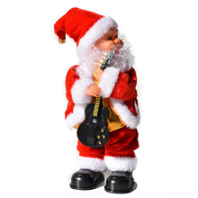 Geanimeerde kerstknuffel, muzikaal bewegend figuurtje, eenvoudig te bedienen met batterijen, verfraait uw kerstdecoratie thuis, voor op kantoor of