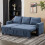 Living And Home L-Shaped Corner Sofa Bed 3 Seater Sofa with Storage 2