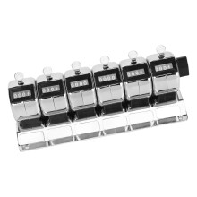 6-stelliger 4-stelliger mechanischer Zähler mit Edelstahlgehäuse