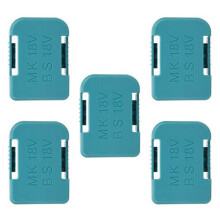 Tool Battery Storage Organizers Rack For 14.4V 18V Lithium-Blue