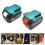 Tool Battery Storage Organizers Rack For 14.4V 18V Lithium-Blue 5