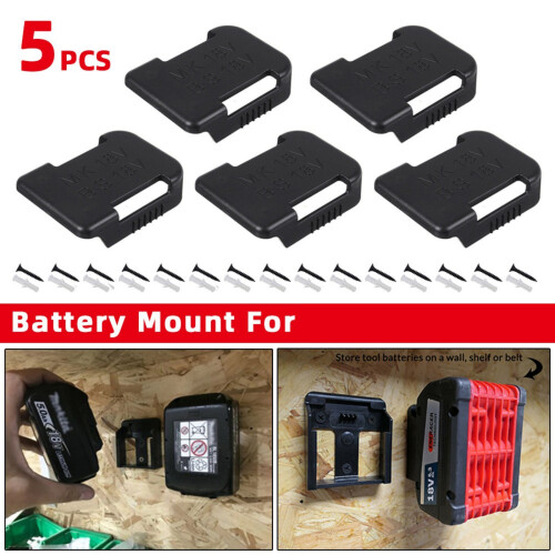 Tool Battery Storage Organizers Rack For 14.4V 18V Lithium-Blue 1