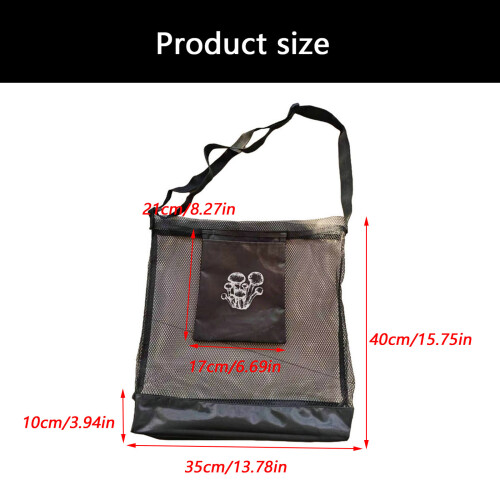 Comfortable Shoulder Strap Harvest Bag Heavy Duty Mesh For Fruit 2