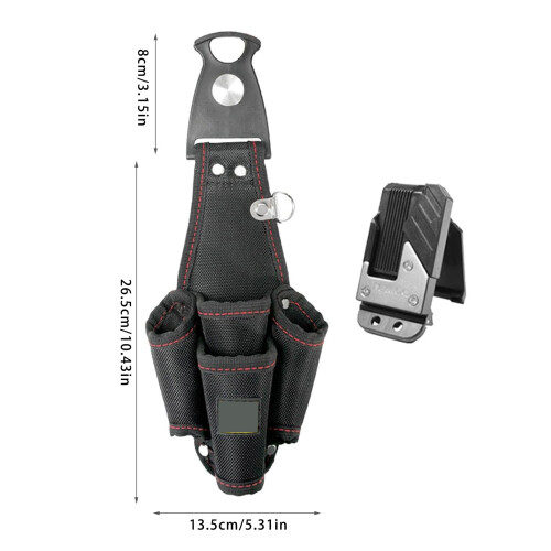 Professional Grade Electrician Waist Pack Instantly Rotating 2
