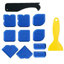 12-teiliges Fugenreinigungswerkzeug-Set, flexible Schaber,
