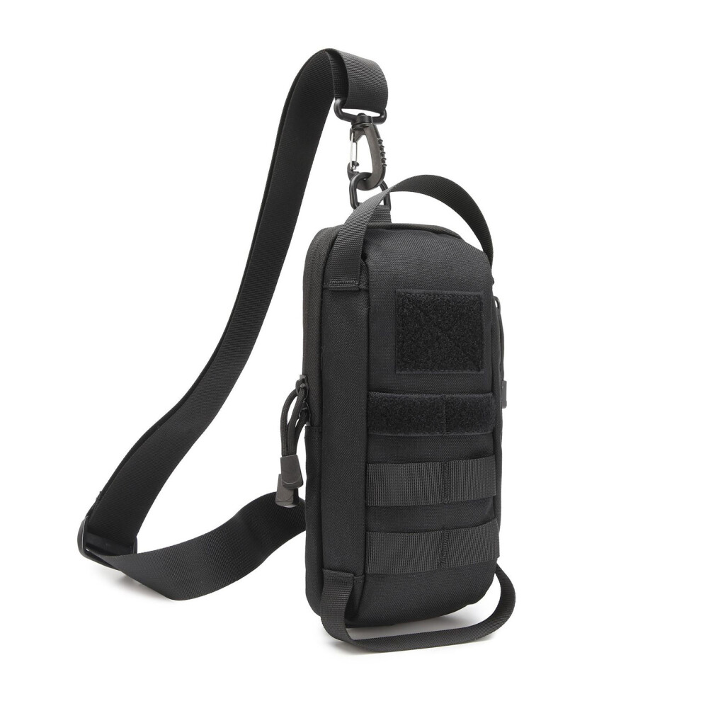 Multiple Pocket Electrician Utility Pouch 1680D Fabric-Black 7627000419859