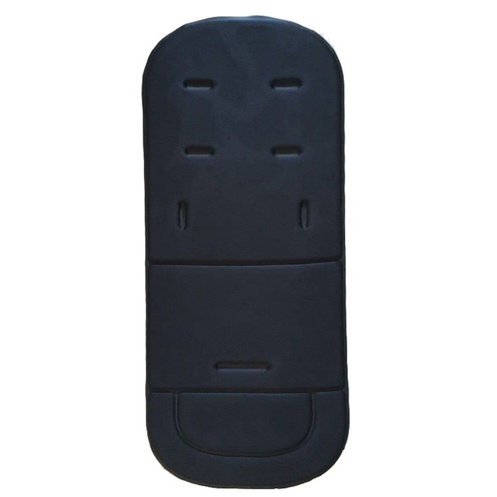 Washable Baby Stroller Cushion Seat Universal Pram Liner Seat For Pushchair Stroller Cartoon Trolley Mattress Black
