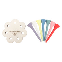 Bienentrinkbecher, 7 Löcher, Lindenholz und PVC,