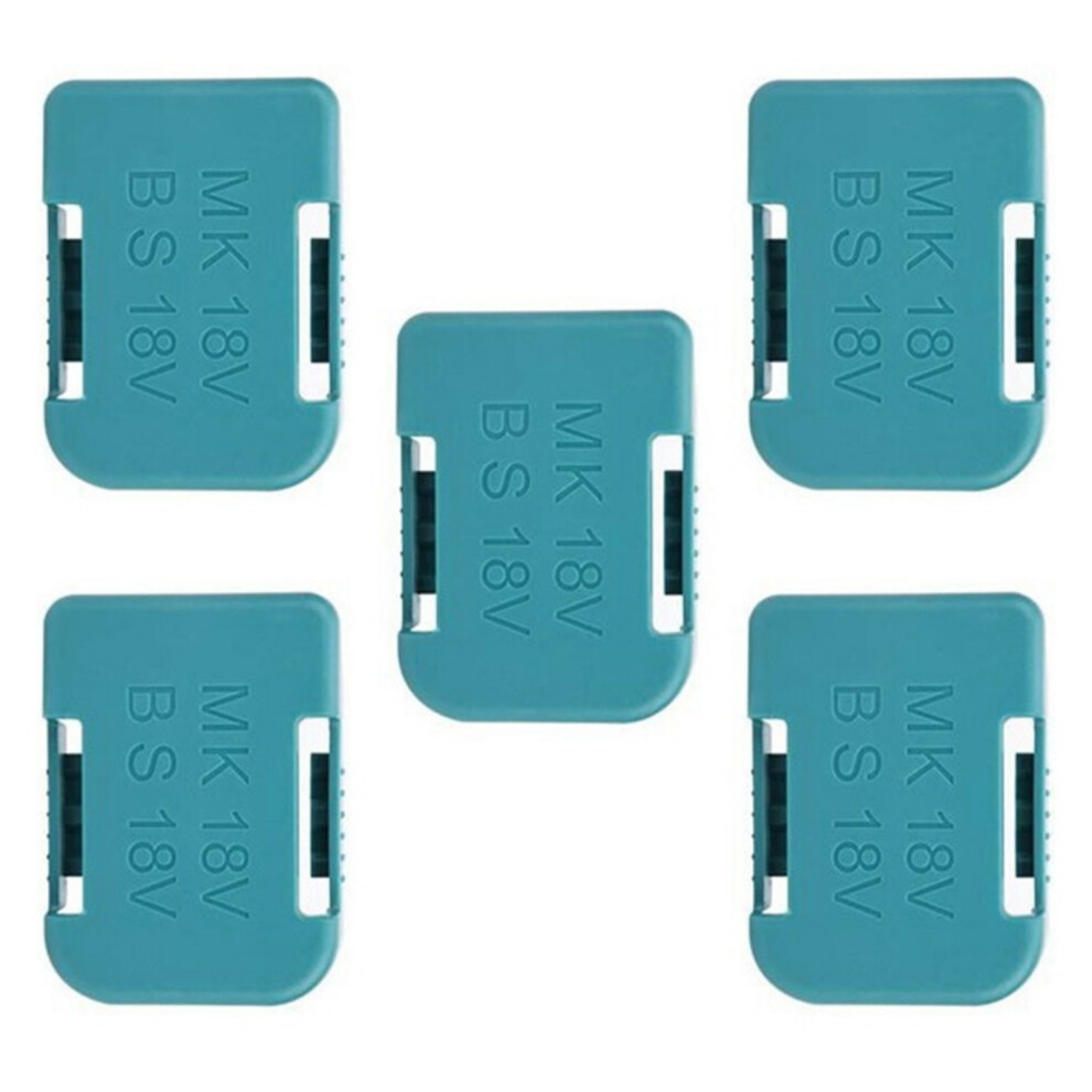 Battery Holder Stand For Bl1830 14.4V 18V Li Ion Batteries- Blue 7627000421166