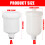Plastic Sprayer Paint Cup Sprayer Cup Air Feed Paint-125ml 3