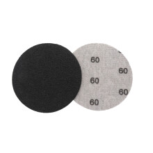 Feuilles abrasives rondes de 75mm, 30 pièces, disques à usage-60