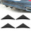 4 stücke Hinten Bumper Spoiler Kit Splitter mit 10