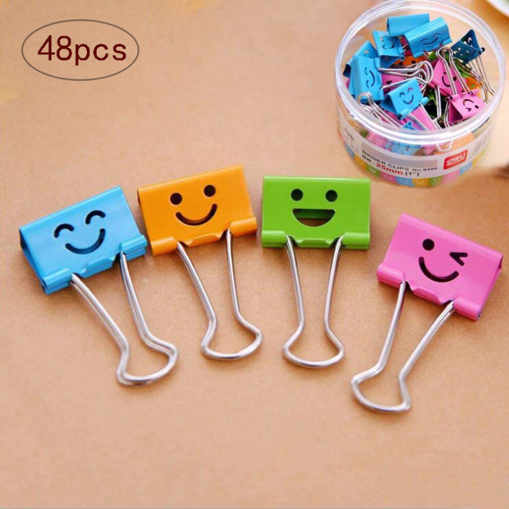 Vibrant Paper Clamps, 25Mm Binder Clips That Liven Up Your Workspace, Wide Applications For Every Need 9198585886438