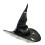 Biegsamer Gothic-Hexenhut mit Spitzenbesatz und 1