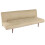 Living And Home 3 Seater Upholstered Sofa Bed Couch with Wood Legs 3
