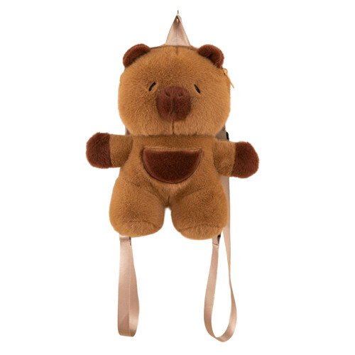 Plüsch-Rucksack mit verstellbarem Riemen, schöne