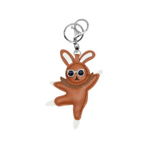Accessoire en cuir de lapin dansant ludique, cadeau-Café