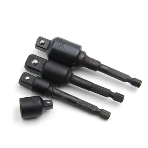 Meerdere maten vierkante socket adapter bitset 1/4 3/8-Zilver 2