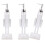 Holiday Theme Nutcrackers Soap Dispenser Plastic Bottle-3pcs 1