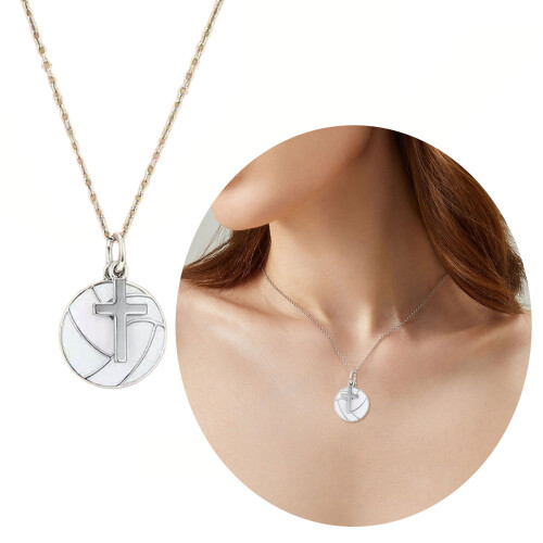 Collier de croix d'athlétisme avec Motifs de Baseball et de-2 2