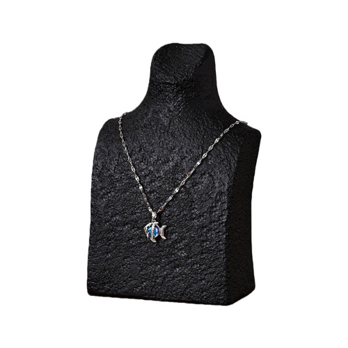 Porte-bijoux à Base robuste avec Support épais assurant-Noir S