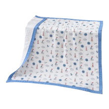 Multi Purpose Infant Towel Wrap Blanket Stroller Sleeve Gentle Gauze 6 Layer 120x150cm For Daily Comfort And Durability