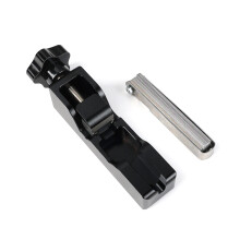 Lightweight Aluminum Sparks Plug Gaps-Black With a cushion