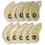 10Pcs Golf Iron Head Covers Hülse Anzahl 1