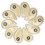10Pcs Golf Iron Head Covers Hülse Anzahl 7