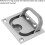 Flush Pull Handle With Polished Surface Finish, Durable Quality Stainless Steel Hatch Pull For Wide Applications, Easy To Install, Mirror Finish 3