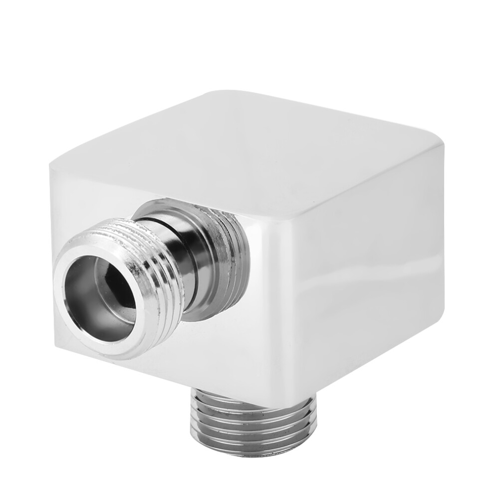 Shower Hose Connector Wall Supply Elbow Brass Square Design Drop Ell Water Outlet Universal Standard Easy Installation Durable Brass Construction Wall 9466005957298