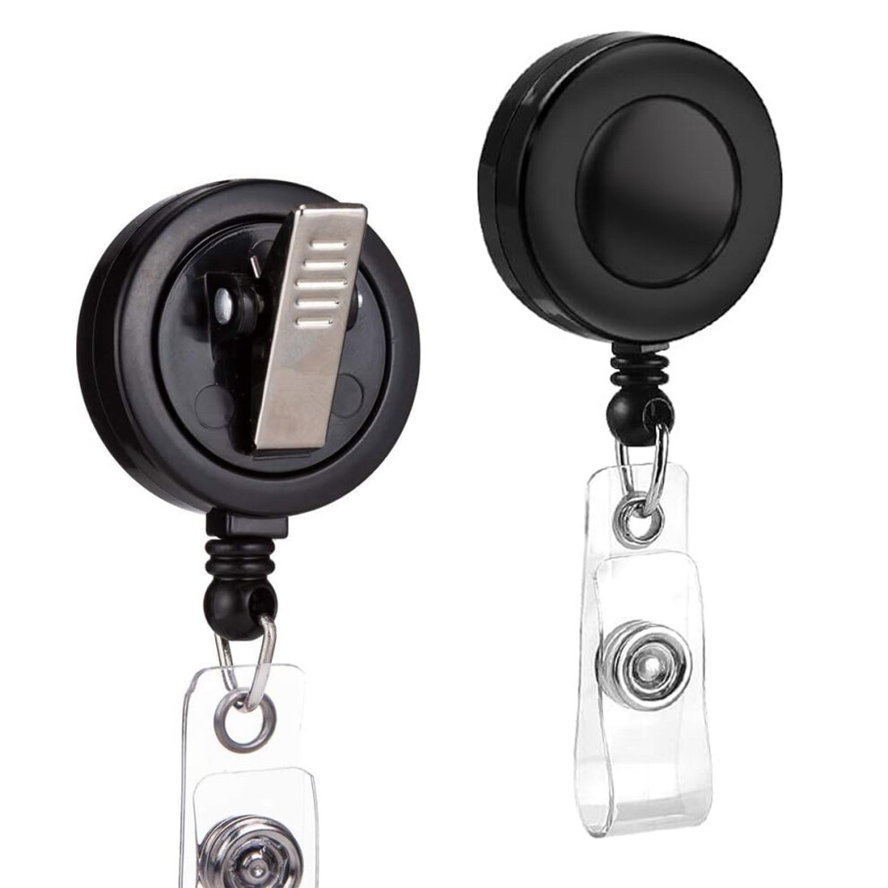 Made In The Usa Badge Reel, Durable Abs Plastic Ensures Longevity, For Nurses, Maintenance, Medical Staff (30" Cord Extension) 9198585886278
