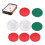 60mm Tisch Hockey Pushers Set Ergonomisches Design 11