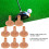 8 stücke Gummi Golf Tees Durable Golf Trainer 15
