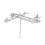Flugzeug-Windmühle, silberfarben, Metall, 7