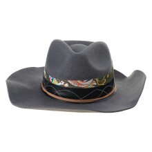 Unisex Wool Felted Hat Soft Comfortable Hat Trendy Ribbons