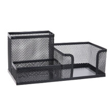 Organizador de mesa em estilo industrial com estrutura metálica à prova de ferrugem, design visível, 3 compartimentos para otimizar o espaço da