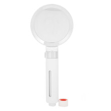 Hogedrukdouchekopfilter met actieve koolstofvezel voor waterzuivering, langzame stopfunctie, instelbare straal, schakelbare handdouche voor badkamer
