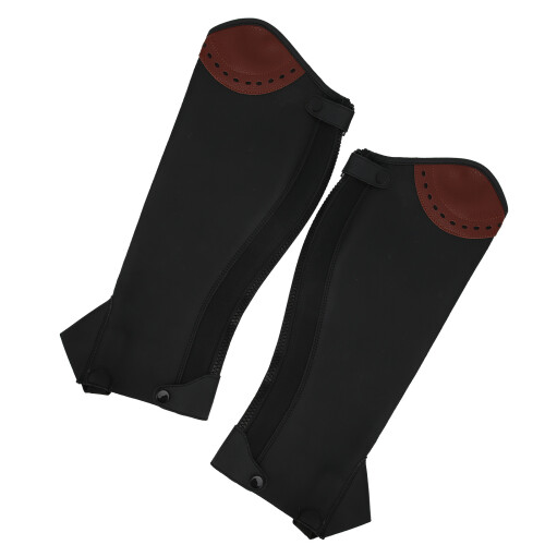 2Pcs Leder Chaps Reit Reiten Chaps Bein Schutz 2