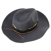 Unisex Wool Felted Hat Soft Comfortable Hat Trendy Ribbons
