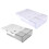 Durable Plastic Concealed Organizers Drawer Box Under-White 2