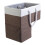 Treppenkorb mit Baumwollseilgriff für-Braun-Beige 1