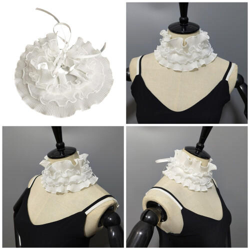 French Styles Decorative Collar Removable Ruffle Collar for Lady 1