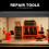 1/64 Car Model Repair Tool Set for Customizing Workshop Garage 7